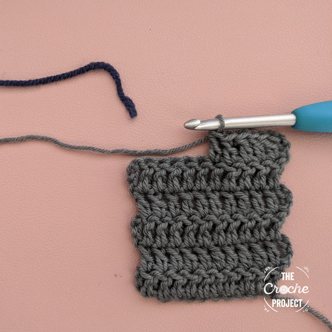 How to avoid weaving in ends