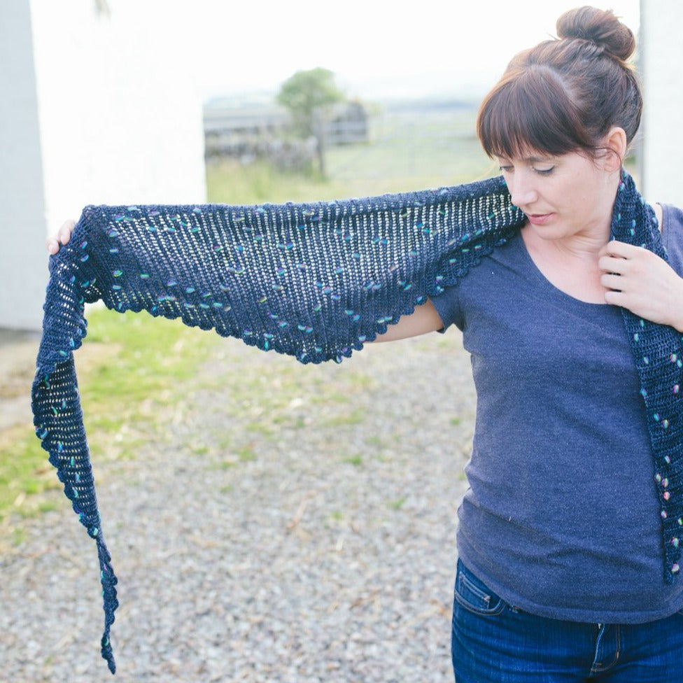 Stop, Drop and Pop Shawl